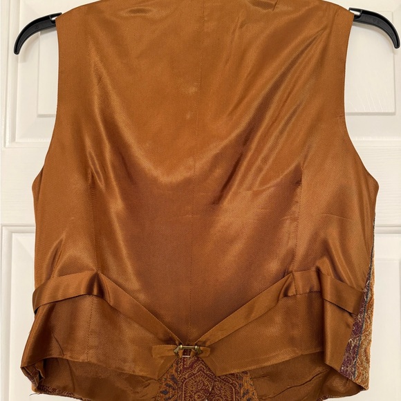 Talbots Petite 12 rich woven vest - Picture 3 of 4